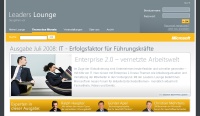 Die Microsoft Leaders Lounge - Web 2.0-Treffpunkt für Entscheider