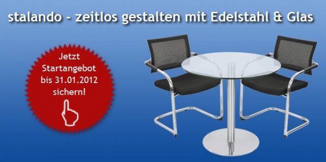 stalando startet seinen onlineshop für zeitloses Gestalten in Edelstahl&Glas mit attraktivem Startan stalando startet seinen onlineshop für zeitloses Gestalten in Edelstahl&Glas mit attraktivem Startan