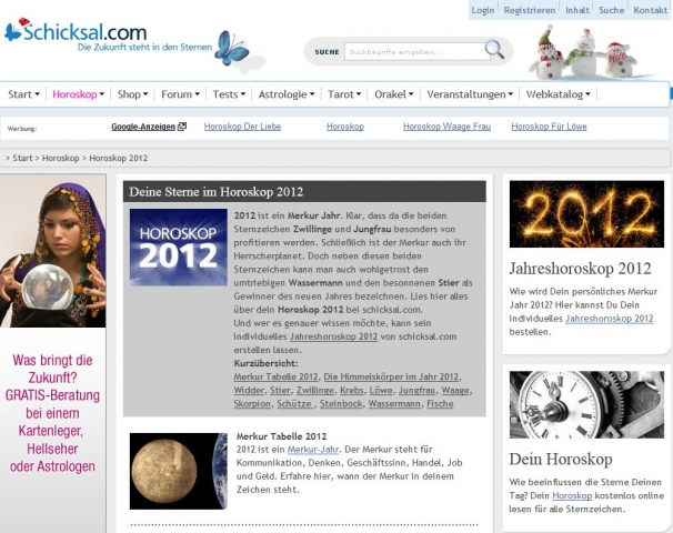 Horoskop 2012