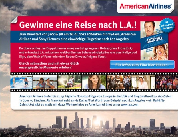 Eine Woche in LA: Mit mydays gewinnen Eine Woche in LA: Mit mydays gewinnen