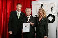 v.l.n.r. Gerhard R. Daiger, Prof. Dr.hc. Lothar Späth, Beate Daiger