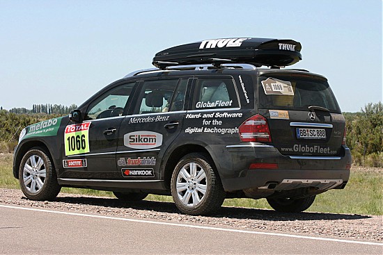 Das Presseauto der Rallye Dakar 2012 Das Presseauto der Rallye Dakar 2012