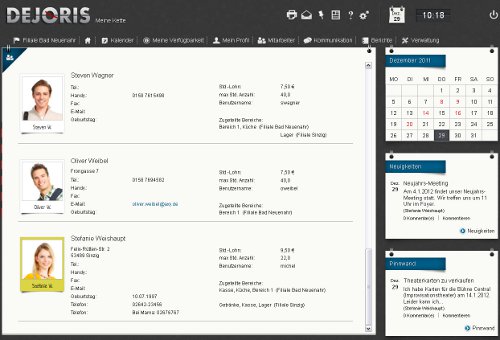 DEJORIS Online-Dienstplaner zur innovativen Gestaltung von flexiblen Arbeitszeiten DEJORIS Online-Dienstplaner zur innovativen Gestaltung von flexiblen Arbeitszeiten