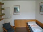 Einblick in ein Zimmer des Wohnheims Letzter Heller