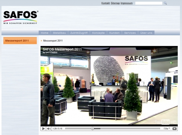 Die Safos Website - mit Kentico CMS und Know-how von netzkern