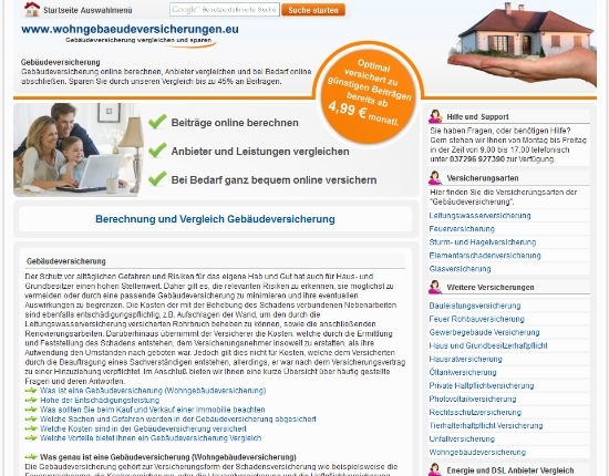 www.wohngebaeudeversicherungen.eu
