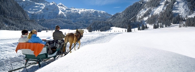 Die Gnadenalm in Obertauern - Pferdeschlittenfahrten Die Gnadenalm in Obertauern - Pferdeschlittenfahrten
