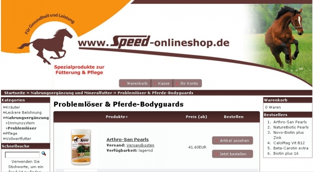 Speed Pferde Onlineshop Speed Pferde Onlineshop