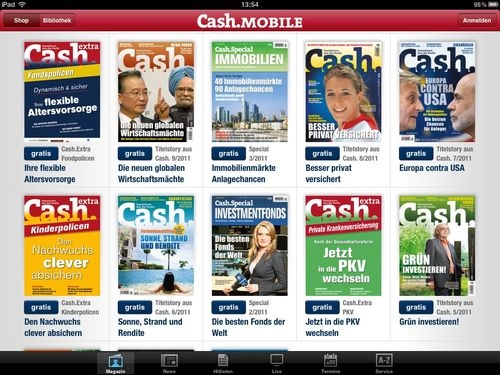 Cash.Mobile iPad App Cash.Mobile iPad App
