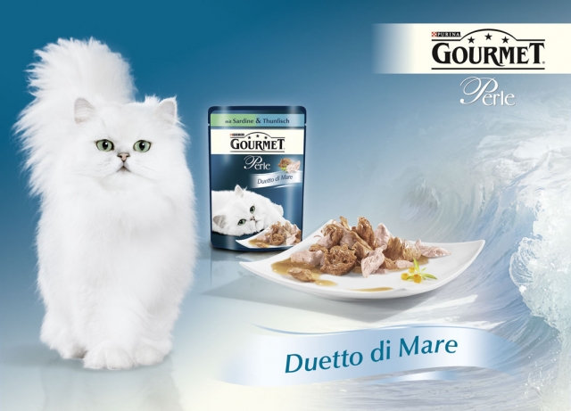 Das neue GOURMET Perle Duetto di mare verwöhnt schnurrende Fischliebhaber auf höchstem Niveau Das neue GOURMET Perle Duetto di mare verwöhnt schnurrende Fischliebhaber auf höchstem Niveau