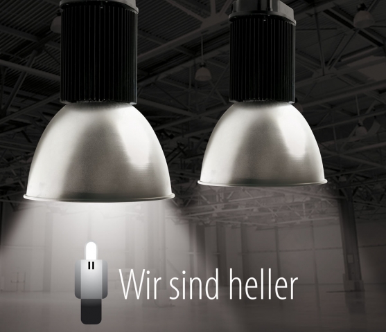 Dimmbare LED Hallenstrahler von Wir sind heller