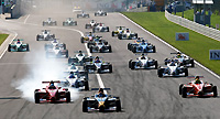 Der Start am Hungaroring. Der Start am Hungaroring.