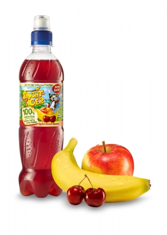 Die neue FruchtTiger-Sorte heißt Apfel-Kirsch-Banane
