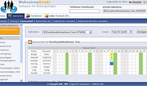 Bildungsmaßnahmen, Teilnehmerverwaltung, Software,Bildungsträger Bildungsmaßnahmen, Teilnehmerverwaltung, Software,Bildungsträger