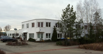 Die Gewerbeimmobilie im brandenburgischen Rathenow im Gewerbegebiet „Grünauer Fenn“