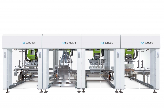 Wird auf der Anuga FoofTec vorgestellt: die neue Tubenfüll- und Verschließmaschine von Schubert. Wird auf der Anuga FoofTec vorgestellt: die neue Tubenfüll- und Verschließmaschine von Schubert.