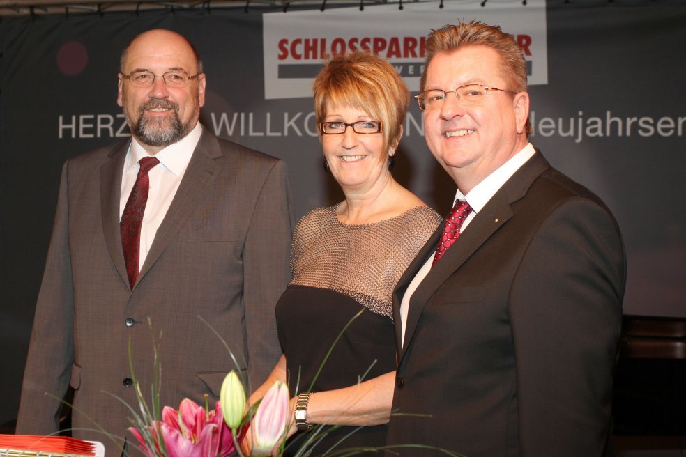 Harry Glawe, Karin und Klaus Banner Harry Glawe, Karin und Klaus Banner