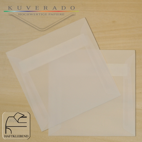 transparente Briefumschläge von KUVERADO