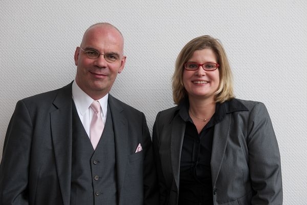 Karin van Soest-Schückhaus, Geschäftsführerin marvice GmbH, Jürgen Brink, Geschäftsführer b.cd GmbH Karin van Soest-Schückhaus, Geschäftsführerin marvice GmbH, Jürgen Brink, Geschäftsführer b.cd GmbH