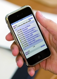 In der mobilen Kundenakte von CAS genesisWorld werden Infos zum Kunden übersichtlich dargestellt.