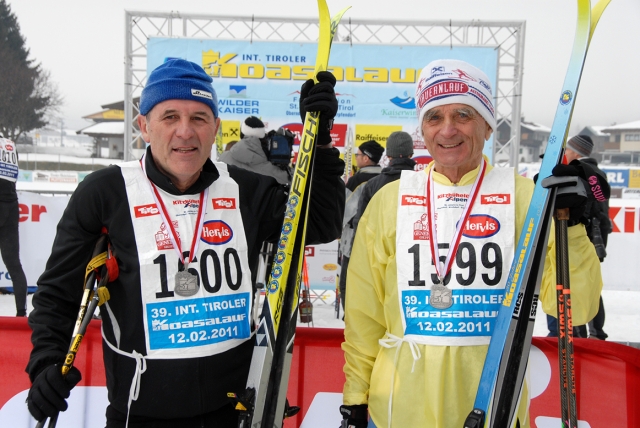 Franz Steinkogler (62, links) und Hans Richter (70, rechts) sind die Legenden der Loipe - und seit 4 Franz Steinkogler (62, links) und Hans Richter (70, rechts) sind die Legenden der Loipe - und seit 4