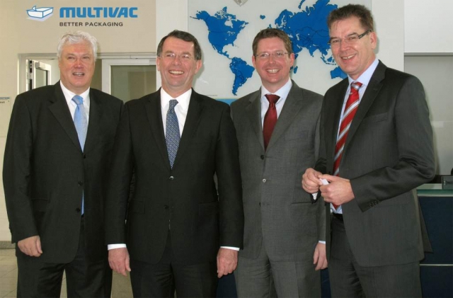 von links nach rechts: Rupert Mößmer, Christian Traumann, Stephan Stracke, Dr. Gerd Müller