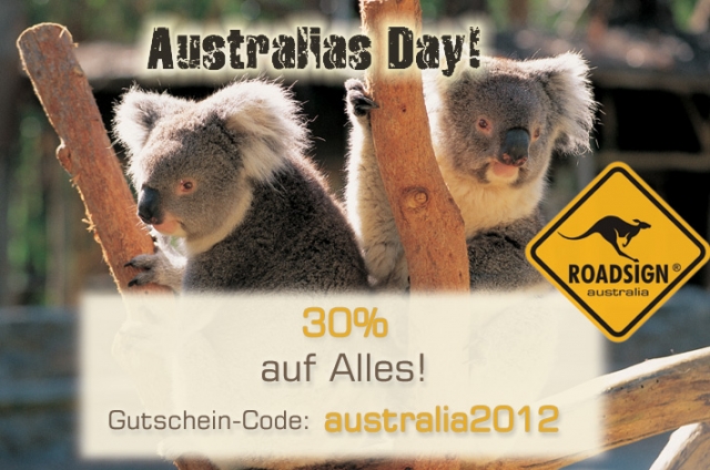 ROADSIGN australai feiert den Australia Day - sei dabei! ROADSIGN australai feiert den Australia Day - sei dabei!