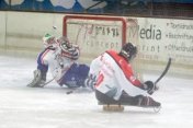 Sledge-Hockey ist seit den Spielen von Lillehammer 1994 paralympische Sportart