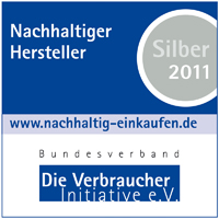 Auszeichnung als „Nachhaltiger Hersteller 2011“ in Silber für die Eternit AG Auszeichnung als „Nachhaltiger Hersteller 2011“ in Silber für die Eternit AG