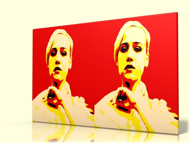Ein Pop-Art-Porträt als Liebesbeweis