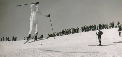 Skifasching des SV Söcking an der Berg- und Talbahn im Jahre 1963 Skifasching des SV Söcking an der Berg- und Talbahn im Jahre 1963