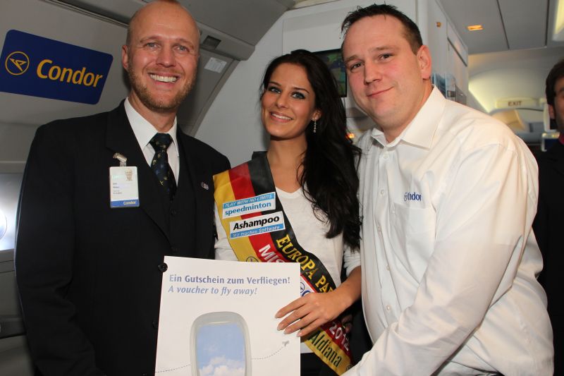 23 Miss Germany-Kandidatinnen machten das Flugzeug zum Catwalk 23 Miss Germany-Kandidatinnen machten das Flugzeug zum Catwalk