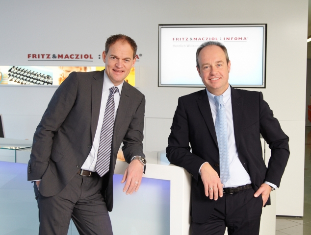 Oliver Schallhorn (links) und Heribert Fritz, FRITZ&MACZIOL-Geschäftsführer Oliver Schallhorn (links) und Heribert Fritz, FRITZ&MACZIOL-Geschäftsführer