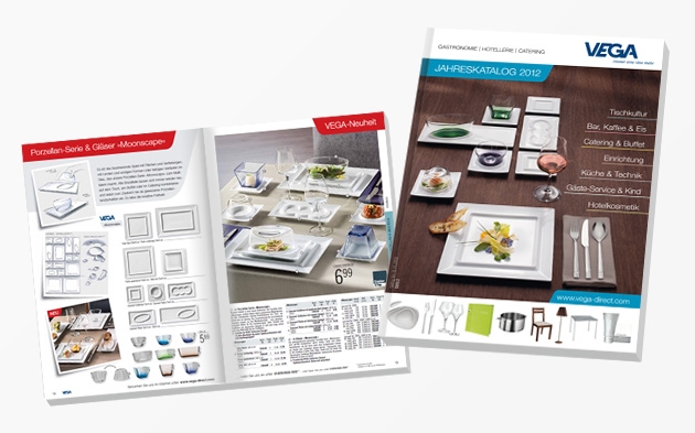 Ideen für Gastronomen auf 580 Seiten: der VEGA-Jahreskatalog 2012