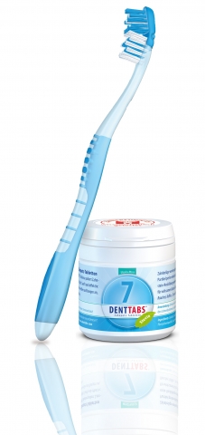 2-Monatsdose DENTTABS mit weichere Zahnbürste 2-Monatsdose DENTTABS mit weichere Zahnbürste