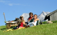 Picknick mit der Familie