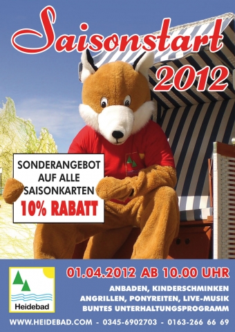 Kein Aprilscherz - Saisonbeginn im Heidebad Kein Aprilscherz - Saisonbeginn im Heidebad