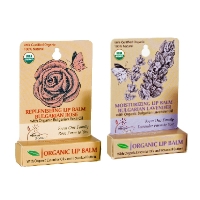 Lippenpflege mit biologischem  Lavendel- oder Rosenöl von Alteya Organics