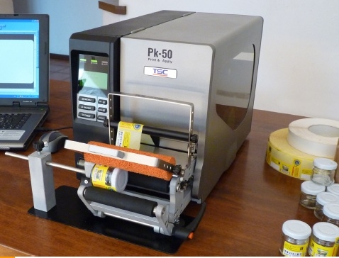 TSC PK-50 Applikationslösung für Gläser, Flaschen und Ampullen