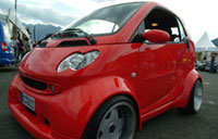 Einer von rund 1.000 smart-Autos, die 2008 zur smart times nach Zell am See-Kaprun kamen. Einer von rund 1.000 smart-Autos, die 2008 zur smart times nach Zell am See-Kaprun kamen.