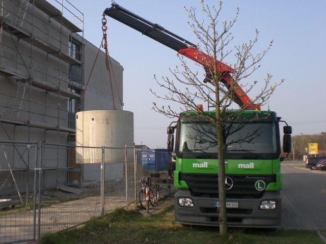 Duschen ohne schlechtes Gewissen: Rund 6.000 Liter Grauwasser aus den Duschen der Studentenwohnungen