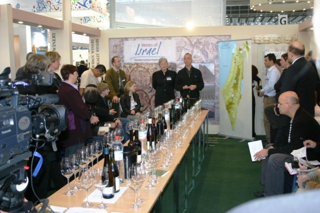 Weinverkostung israelischer Weine bei der ProWein