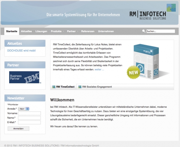 Neue Website: www.rm-infotech.de Neue Website: www.rm-infotech.de
