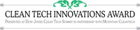 Clean Tech Innovations Award - Dow Jones News GmbH & Mountain Cleantech Clean Tech Innovations Award - Dow Jones News GmbH & Mountain Cleantech