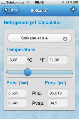 Screenshot der Solkane®-App Screenshot der Solkane®-App