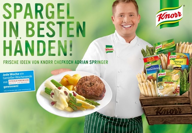 Knorr - Spargel in den besten Händen! Knorr - Spargel in den besten Händen!