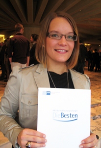Eine der besten IHK-Absolventen: Katharina Indorf, erfolgreiches Talent von  POMMEREL Live-Marketing