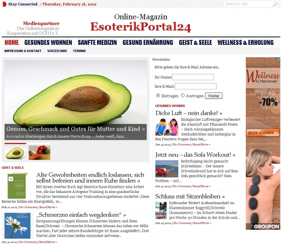 Das neue große Esoterikportal24.de - das Spirituelles Onlinemagazin Das neue große Esoterikportal24.de - das Spirituelles Onlinemagazin