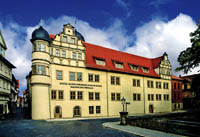 Hier: Das Precise Quedlinburger Stadtschloss in der UNESCO Stadt im Harz Hier: Das Precise Quedlinburger Stadtschloss in der UNESCO Stadt im Harz
