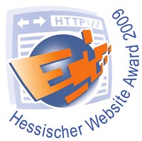 Logo des Hessischen Website Awards 2009